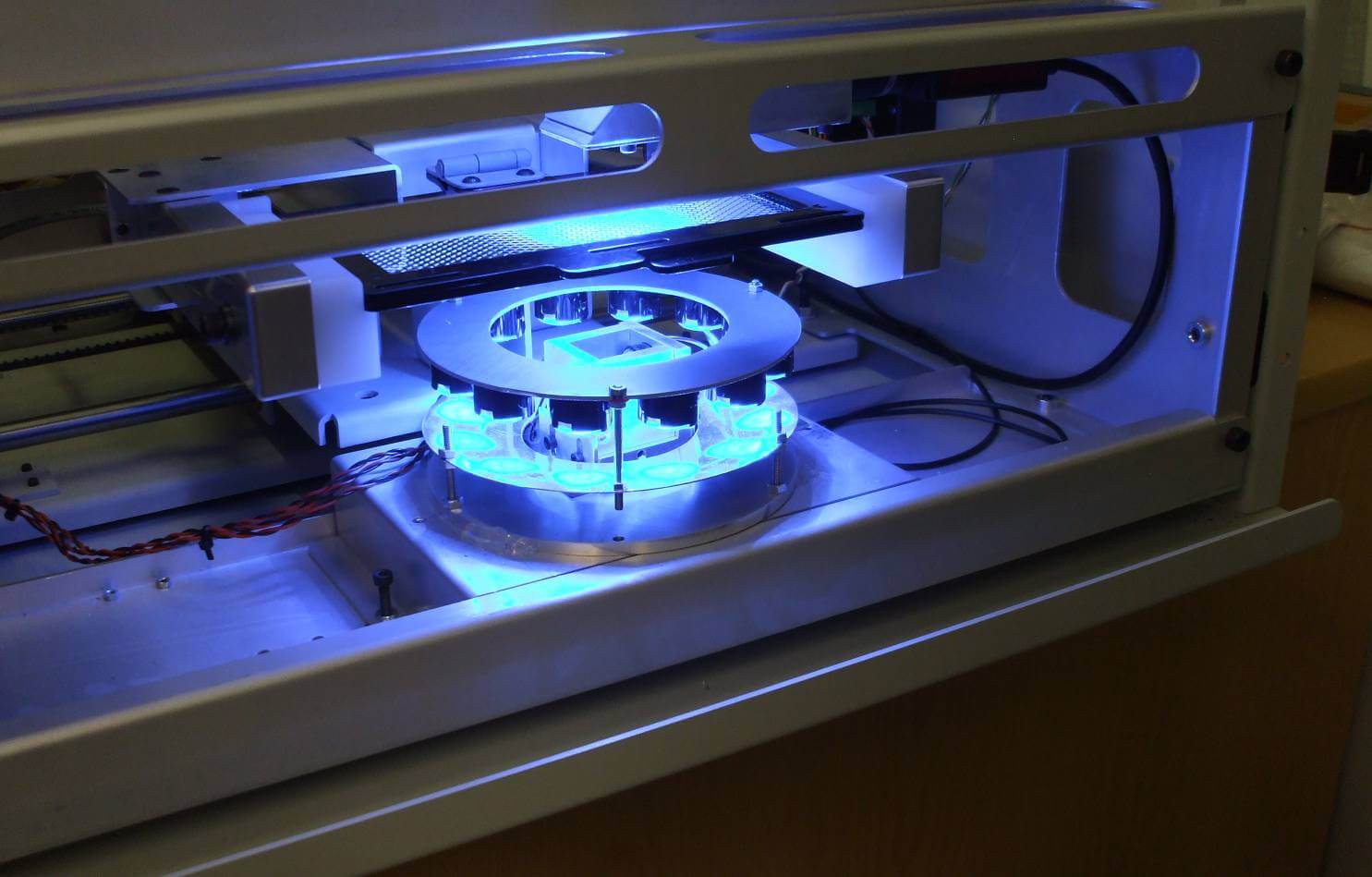 Fibrescan device in action